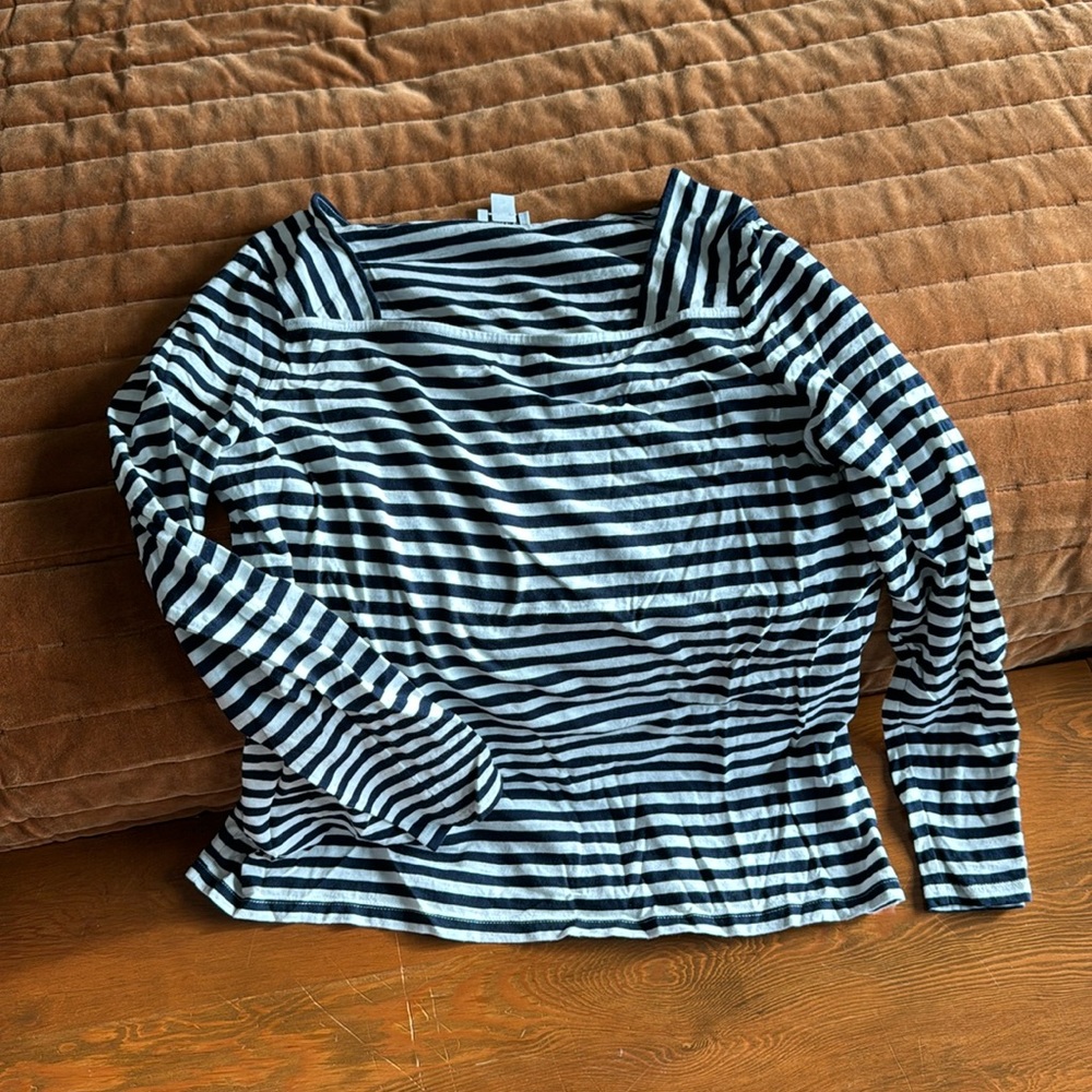 J. Crew Squareneck Longsleeve Tee